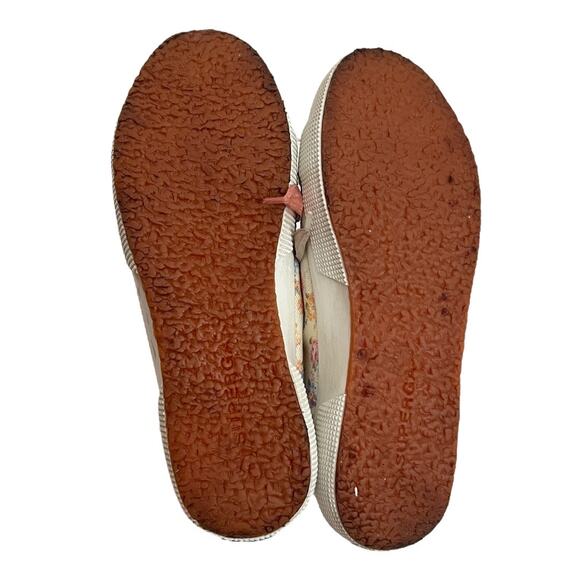 LoveShackFancy x Superga Sneaker In Morning Surf Floral Print Size 39.5 - Picture 14 of 14